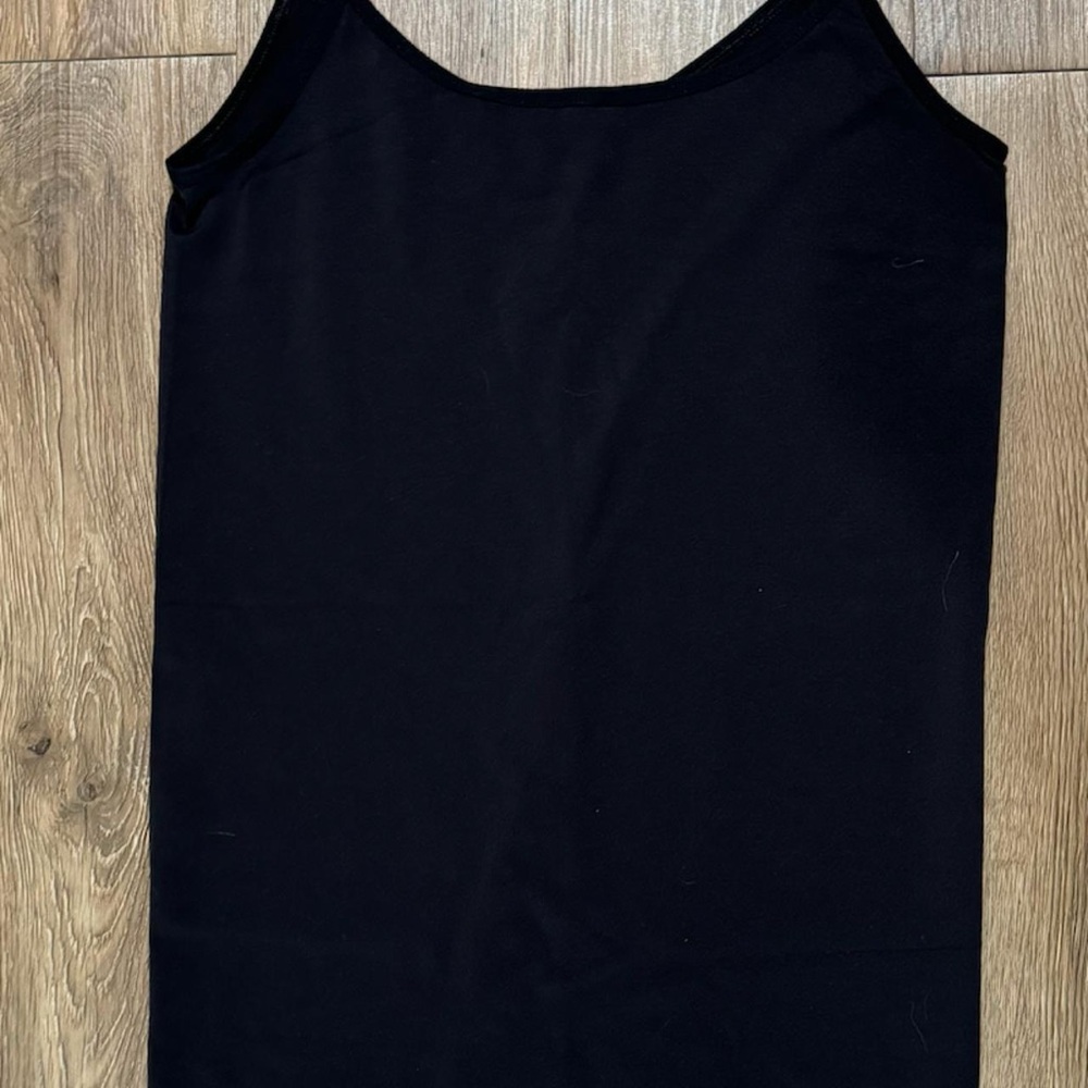 Black Sleeveless Tank Top